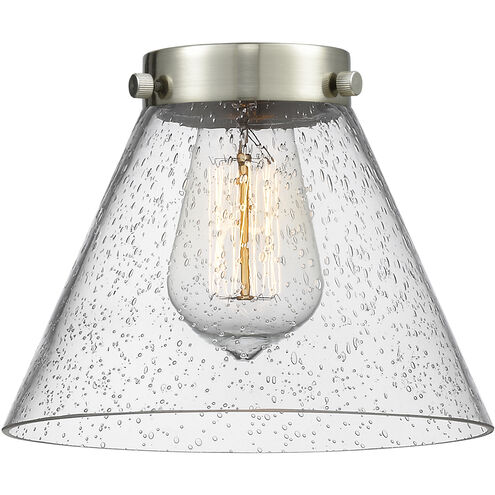 Franklin Restoration Cone 1 Light 8 inch Matte Black Mini Pendant Ceiling Light in Incandescent, Seedy, Franklin Restoration
